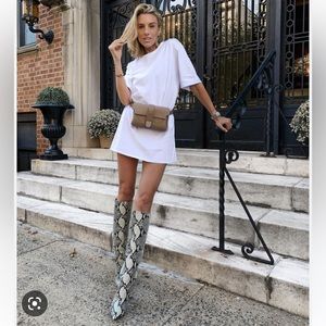 Paris Texas snakeskin boots sz 39 $795